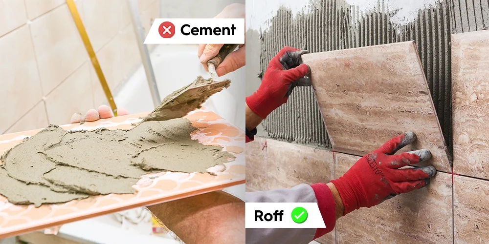 1. Fix Tiles With Roff Not Cement