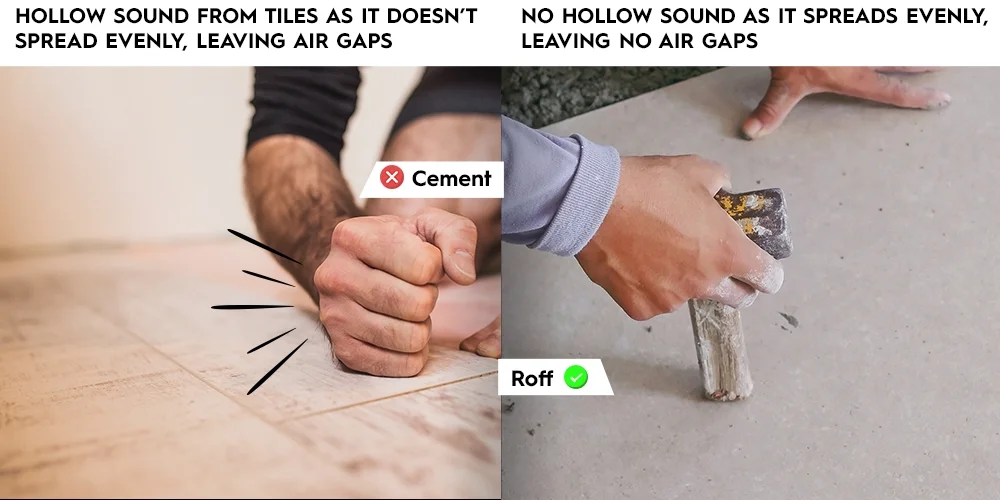 4. Fix Tiles With Roff Not Cement