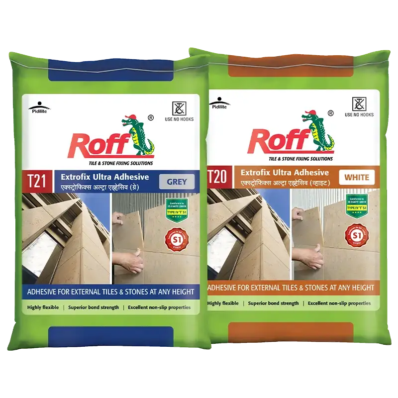 Pidilite Roff T04 Glass Tile Adhesive, 25kg, Bag at best price in Bengaluru