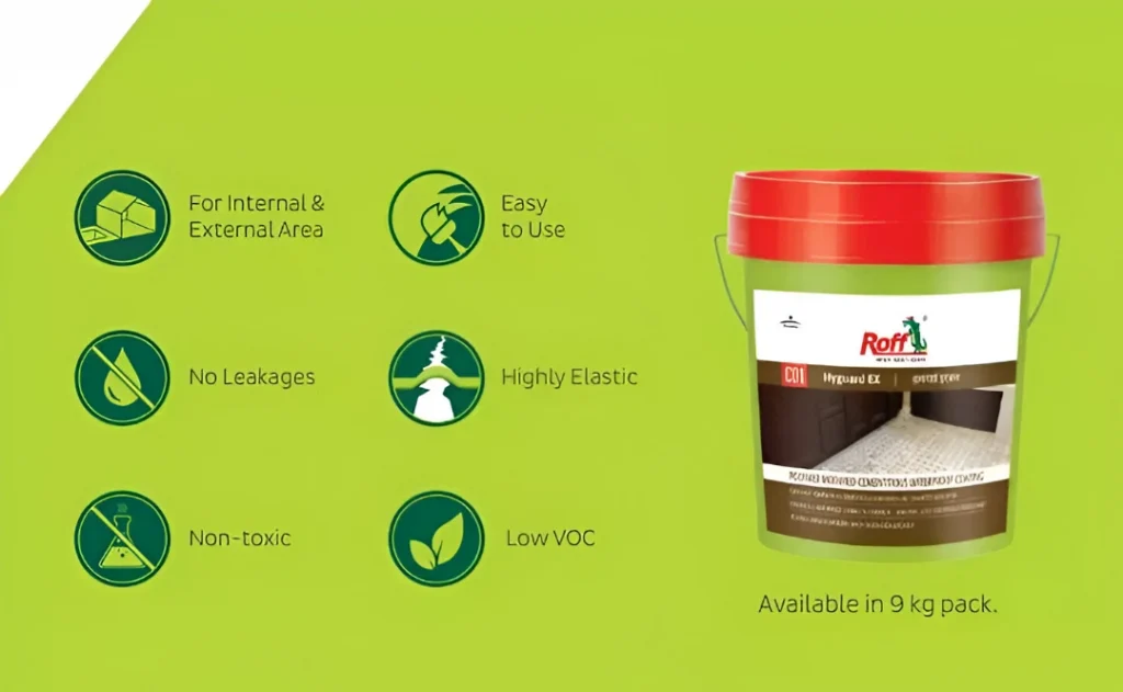 Why Roff Hyguard EX is the Best Cementitious Waterproofing for Indian Homes