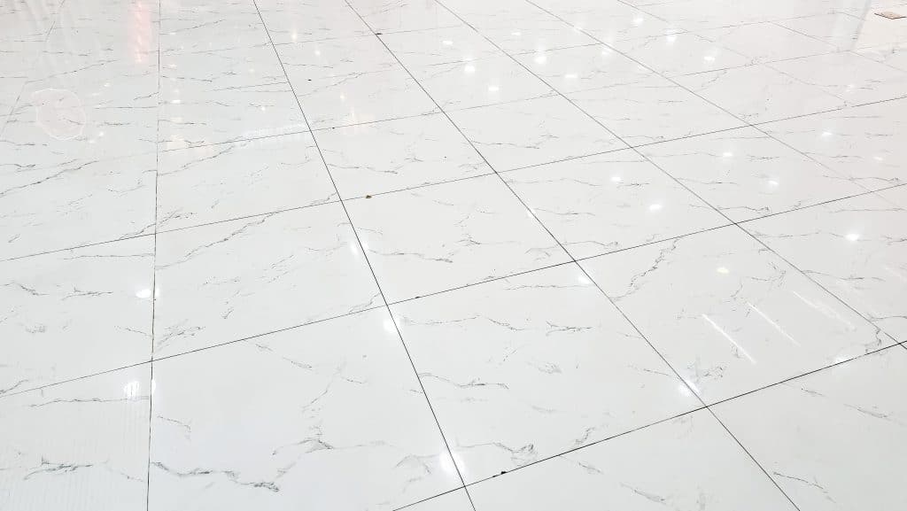 White Tiles floor