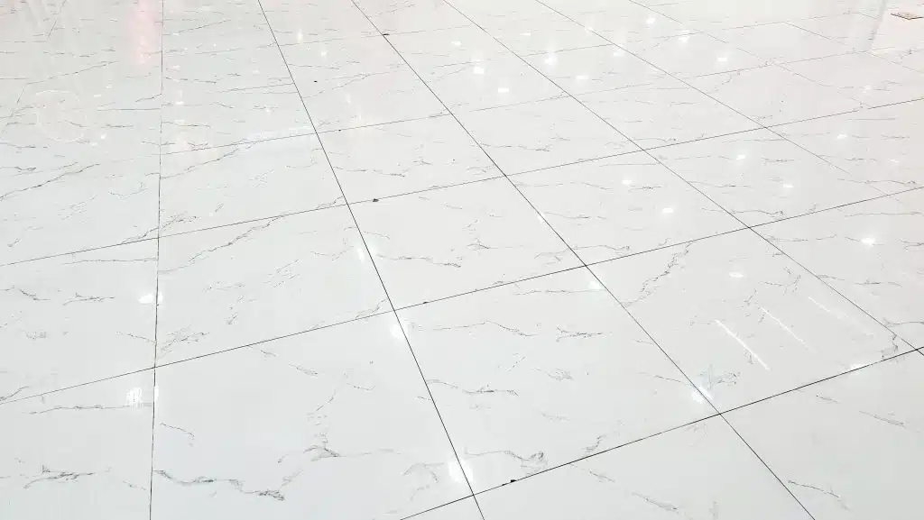 White Tiles floor